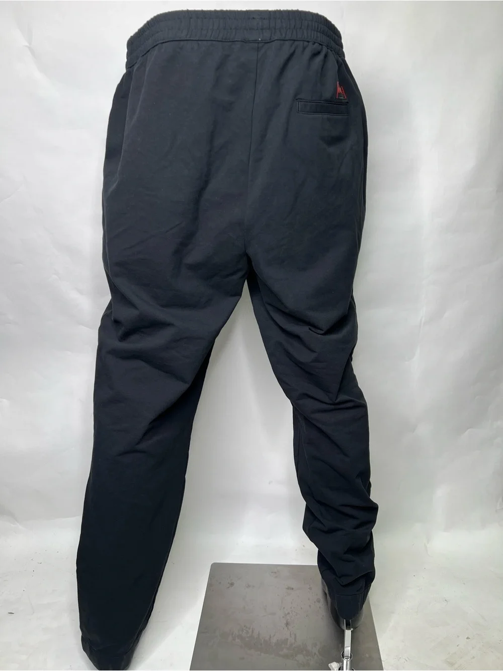 Hunter Black Jogger Pants with Red Trim Drawstring NWT